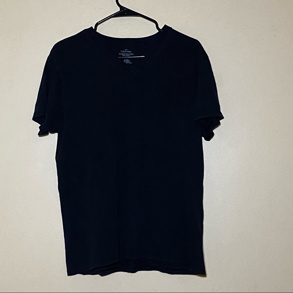 Calvin Klein Womens Black Short Sleeved Shirt